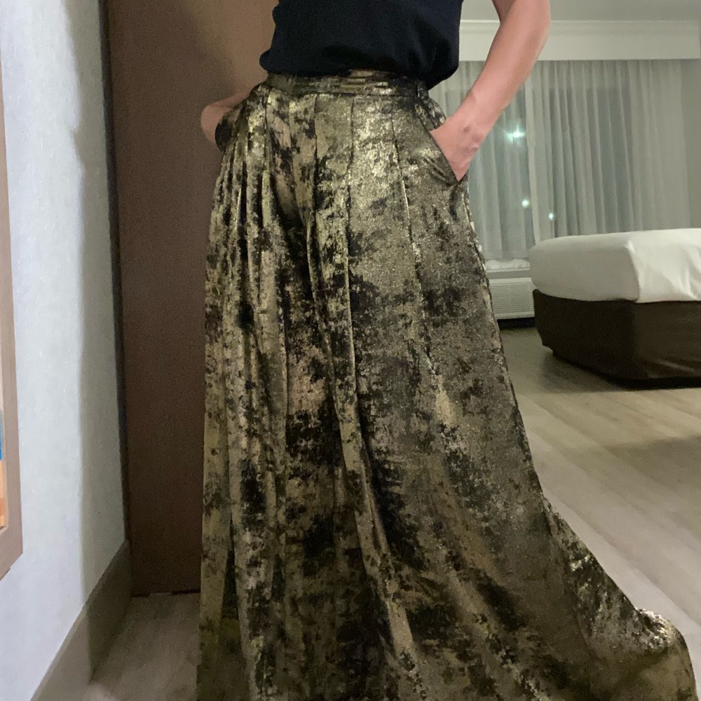 High Waist Wide Leg Trouser